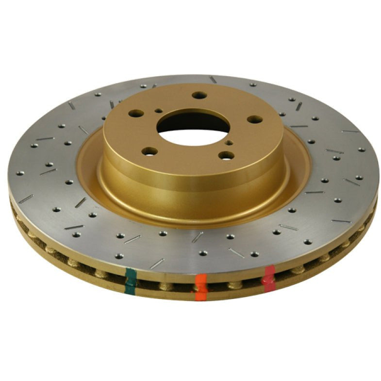 DBA 8/93-7/98 Nissan R33 GTST Front Drilled & Slotted 4000 Series Rotor DBA Brake Rotors - Slot & Drilled