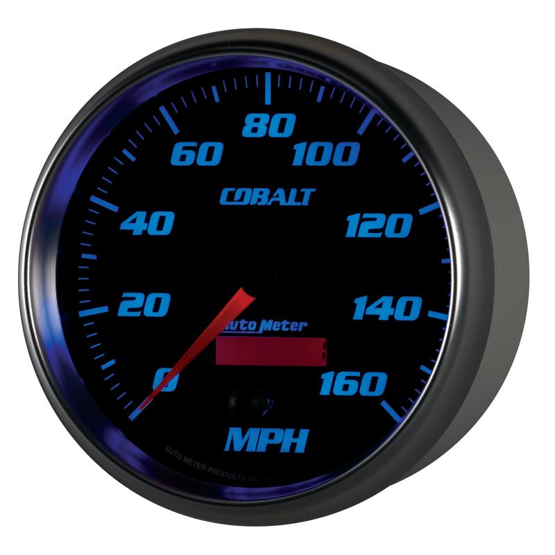 Autometer Cobalt 5in 160mph In-Dash Electronic Programmable Speedometer AutoMeter Gauges