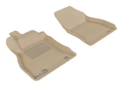 3D MAXpider 2011-2018 Nissan Juke Kagu 1st Row Floormat - Tan