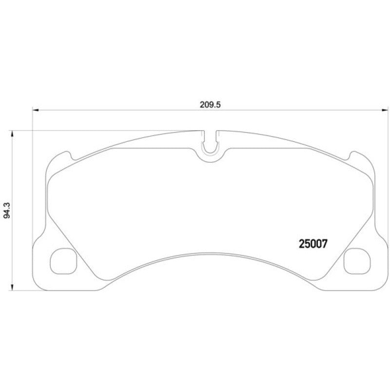 Hella 2012+ Porsche Cayenne 958 Front Brake Pad Set Hella Uncategorized