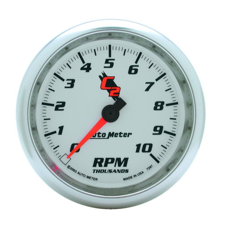 Autometer C2 3 3/8 inch 10000RPM In-Dash Tachometer AutoMeter Gauges