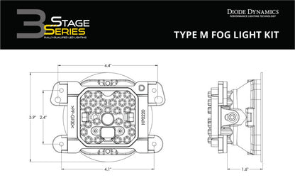 Diode Dynamics SS3 Sport Type M Kit ABL - White SAE Driving