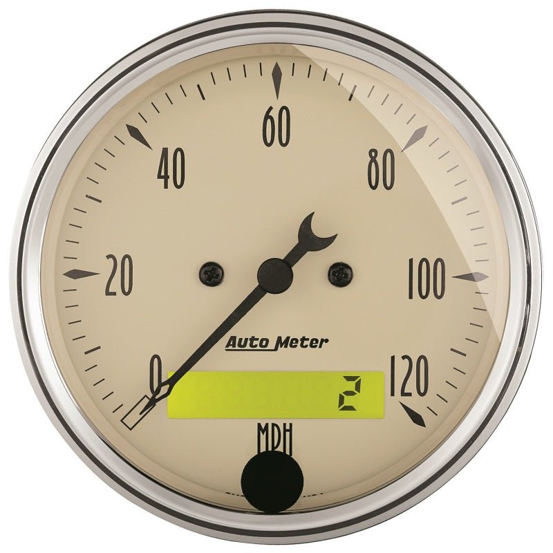Autometer 6 Gauges Direct-Fit Dash Kit 64-66 Chevy - Antique Beige AutoMeter Gauges