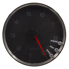 Autometer Spek-Pro Gauge Tachometer 5in 8K Rpm W/Shift Light & Peak Mem Black/Chrome AutoMeter Gauges