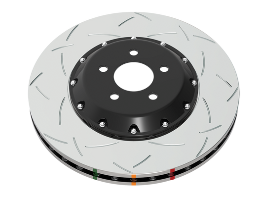 DBA 08-15 Mitsubishi Lancer Evo X T3 5000 Series Front Slotted Rotor w/NAS Nuts