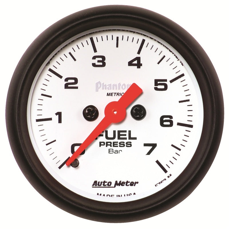 AutoMeter Gauge Fuel Pressure 2-1/16in. 7Bar Digital Stepper Motor Phantom AutoMeter Gauges