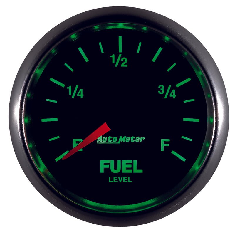 Autometer GS 2 1/16in. 0-280 Ohms Fuel Level Gauge - Stepper Motor AutoMeter Gauges