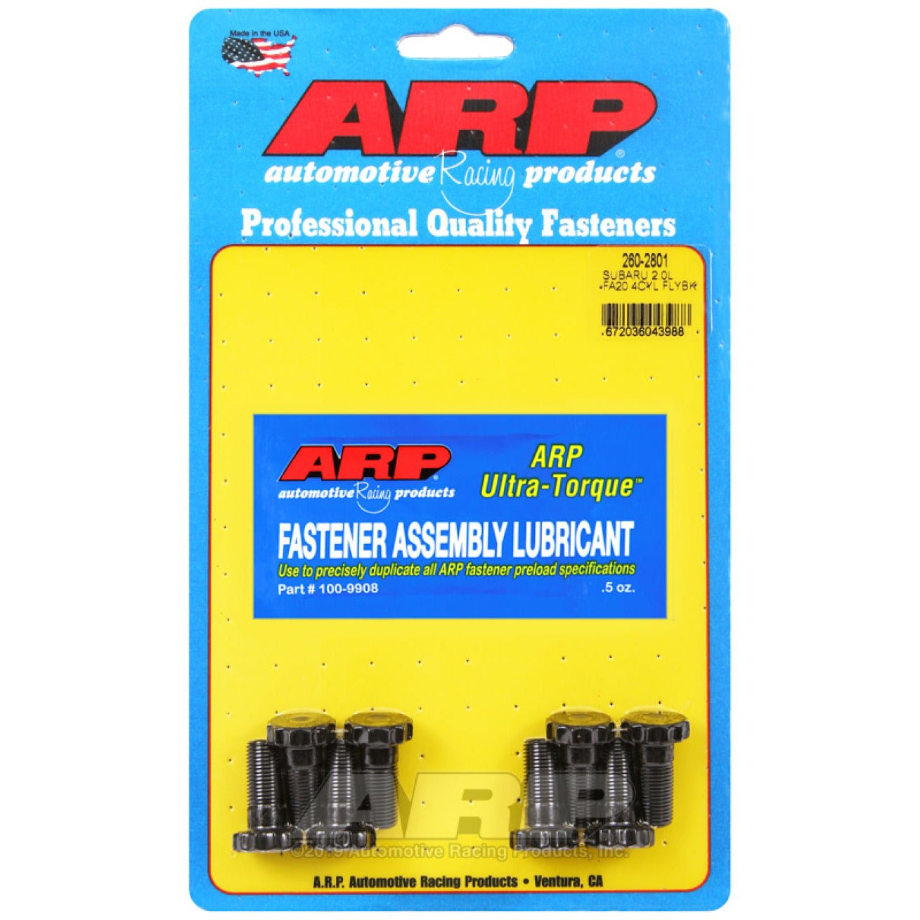 ARP Subaru 2.0L FA20 4Cyl Flywheel Bolt Kit ARP Hardware Kits - Other