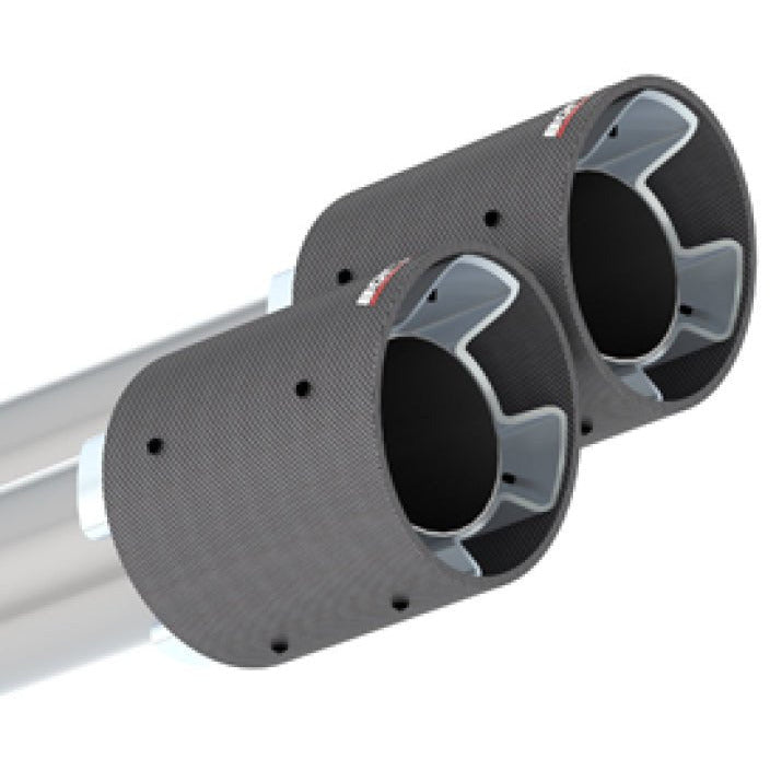 Borla 2018 Grand Cherokee Trackhawk 6.2L V8 AT AWD 4DR 3in Carbon Fiber Tip Kit Borla Tips