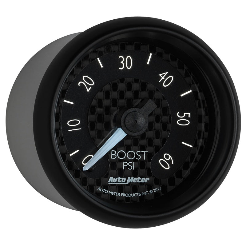 Autometer GT Series 52mm Mechanical 0-60 psi Boost Gauge AutoMeter Gauges