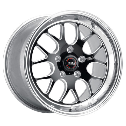 Weld S77 17x10 / 5x5 BP / 7.2in. BS Black Wheel (High Pad) - Non-Beadlock Weld Wheels - Forged