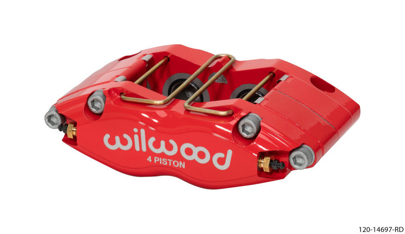 Wilwood Caliper-Dynapro Single 5.98in Mount-Red 1.58in Piston 1.1in Disc