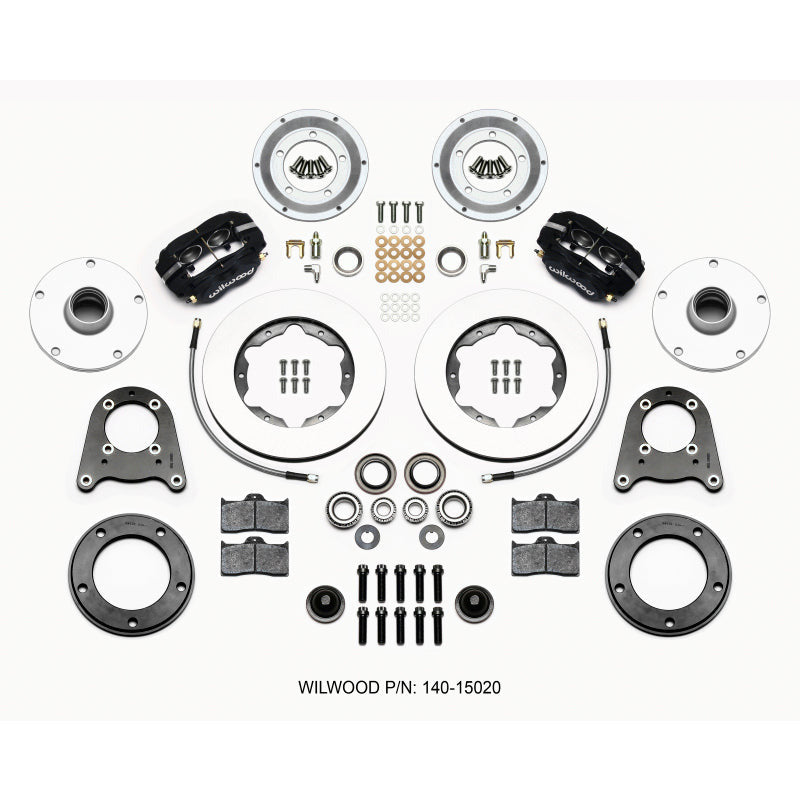 Wilwood Forged Dynalite-M Front Kit 10.75in 1950-1955 MG-TD/TF Wilwood Big Brake Kits