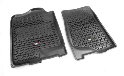 Rugged Ridge Floor Liner Front Black 2007-2013 Chevrolet Silverado / GMC Sierra 1500 Rugged Ridge Floor Mats - Rubber