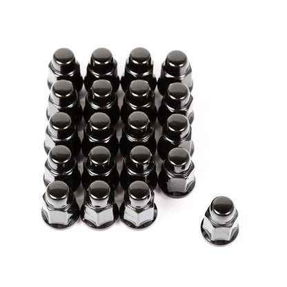 Rugged Ridge Wheel Lug Nut Set of 20 Black 1/2-20 Rugged Ridge Lug Nuts