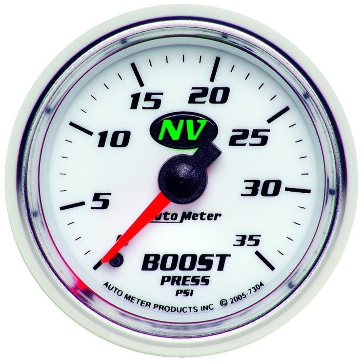 Autometer NV 52mm 0-35 PSI Boost Mechanical Gauge AutoMeter Gauges