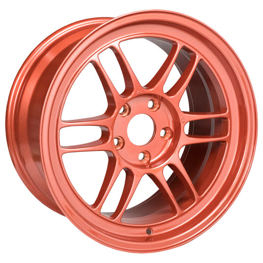 Enkei RPF1 17x9 5x114.3 35mm Offset 73mm Bore Orange Wheel Enkei Wheels - Cast