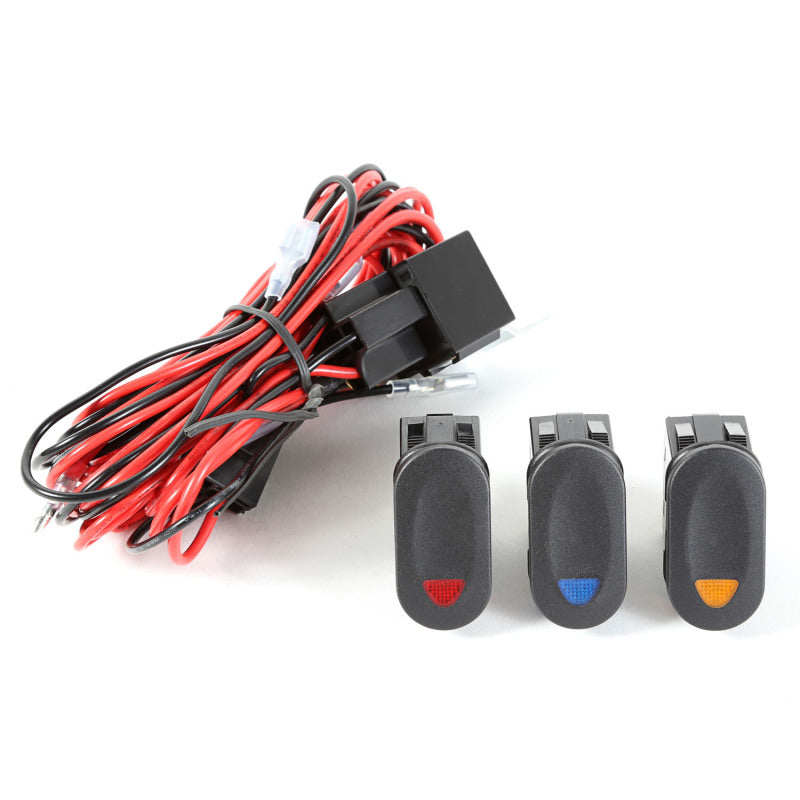 Rugged Ridge Light Wiring Harness Kit 3 Lights Rugged Ridge Wiring Harnesses