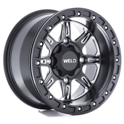 Weld UTV RF Series Cheyenne U511 15x10 Cheyenne Beadlock 4x156 5BS Satin BLK MIL Weld Wheels - Cast