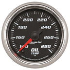 Autometer Pro-Cycle Gauge Oil Temp 2 1/16in 140-280f Digital Stepper Mo AutoMeter Gauges