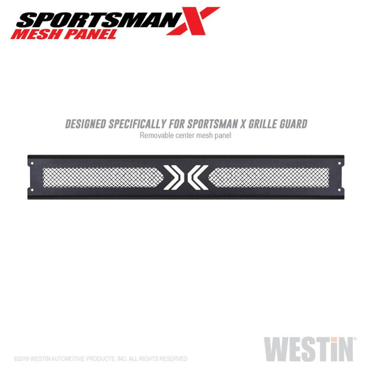 Westin 16-18 Chevrolet Silverado / 09-18 RAM 1500 Sportsman X Mesh Panel - Tex. Blk