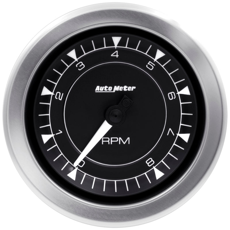 Autometer Chrono 3-3/8in 10k RPM In Dash Tachometer Gauge AutoMeter Gauges