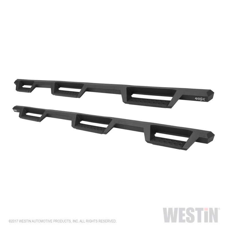 Westin/HDX 07-18 Chevrolet Silverado (Excl. Classic) 6.5ft. Bed Drop W2W Nerf Step Bars - Tex. Blk