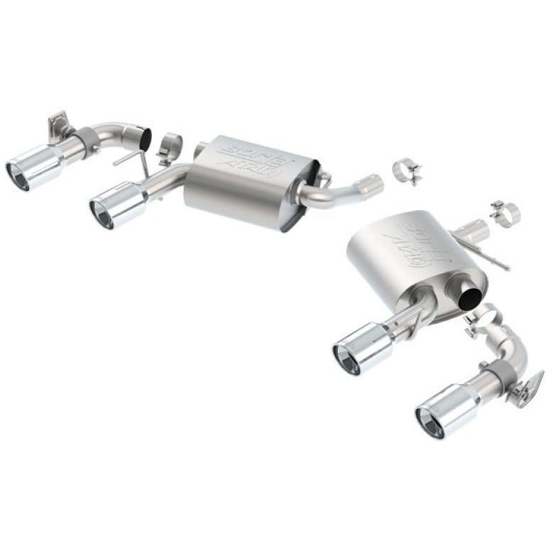Borla 2016 Chevy Camaro V6 AT/MT ATAK Rear Section Exhaust w/ Dual Mode Valves Borla Axle Back