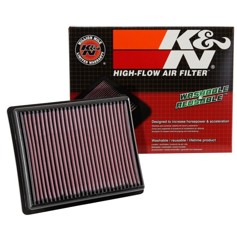 K&N 14-17 Opel Vivaro B L4-1.6L DSL Replacement Drop In Air Filter K&N Engineering Air Filters - Drop In