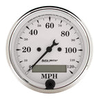 Autometer Old Tyme White 5 Piece Kit (MPH/FUEL/OILP/WTMP/BAT) 59-60 Chevy Car Direct-Fit Dash Kit AutoMeter Gauges