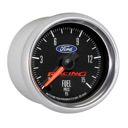 Autometer Ford Racing 52mm Digital Stepper Motor 15PSI Fuel Pressure Gauge AutoMeter Gauges