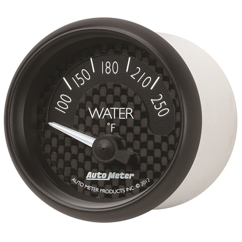 Autometer GT Series 52mm Short Sweep Electronic 100-250 Deg F Water Temperature AutoMeter Gauges