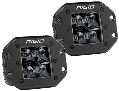 Rigid Industries D2 - Midnight Edition Flush Mount Spot Lights