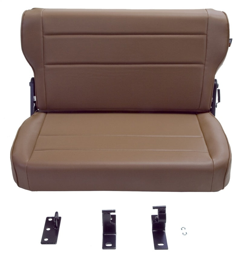 Rugged Ridge Fold & Tumble Rear Seat Spice 76-95 Jeep CJ / Jeep Wrangler Rugged Ridge Seat Releases