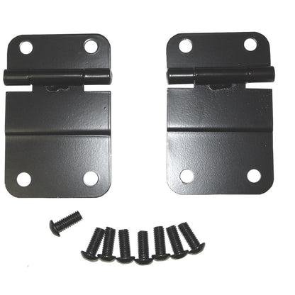 Rugged Ridge 76-86 Jeep CJ Black Lower Tailgate Hinge Set Rugged Ridge Tailgate Accessories