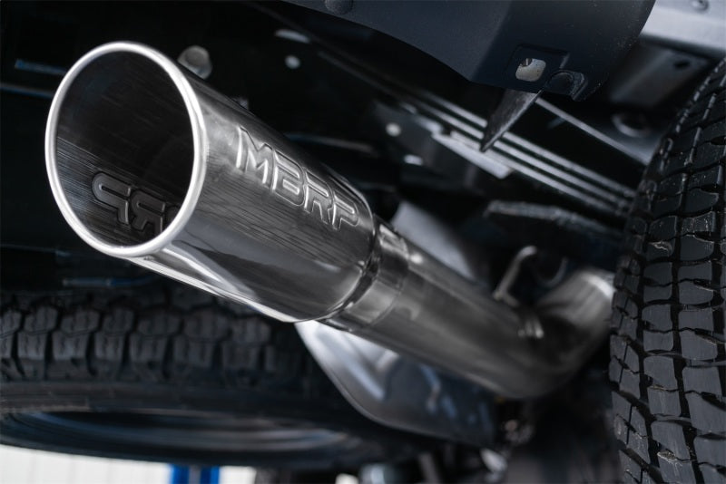 MBRP 2017+ Ford F-250/F-350 6.2L/7.3L Super/Crew Cab Single Side 4in T304 Catback Exhaust