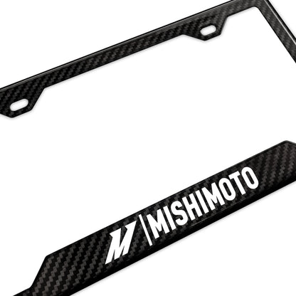 Mishimoto Carbon Fiber License Plate Frame - Gloss