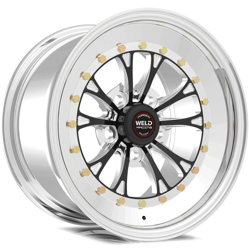 Weld Vitesse 15x4 / 5x4.75 BP / 1.5in. BS Black Wheel - Non-Beadlock Weld Wheels - Forged