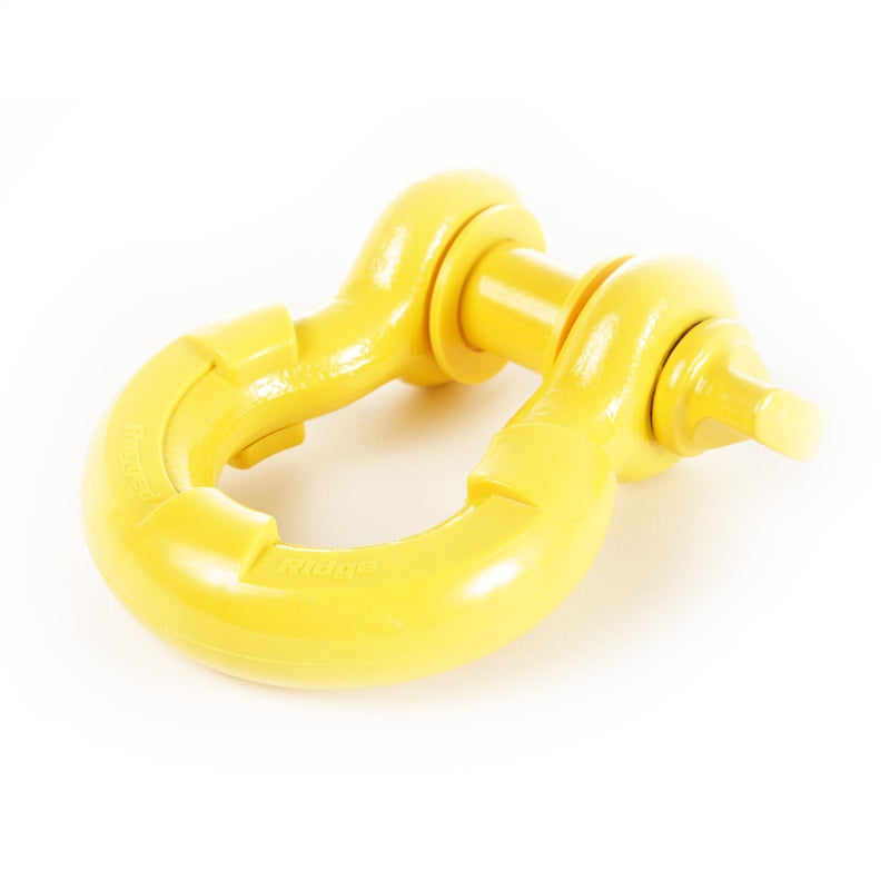 Rugged Ridge Yellow 3/4in D-Ring Isolator Kit Rugged Ridge Shackle Kits