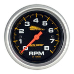 Autometer Pro-Cycle Gauge Tach 2 5/8in 8K Rpm 2&4 Cylinder Black AutoMeter Gauges