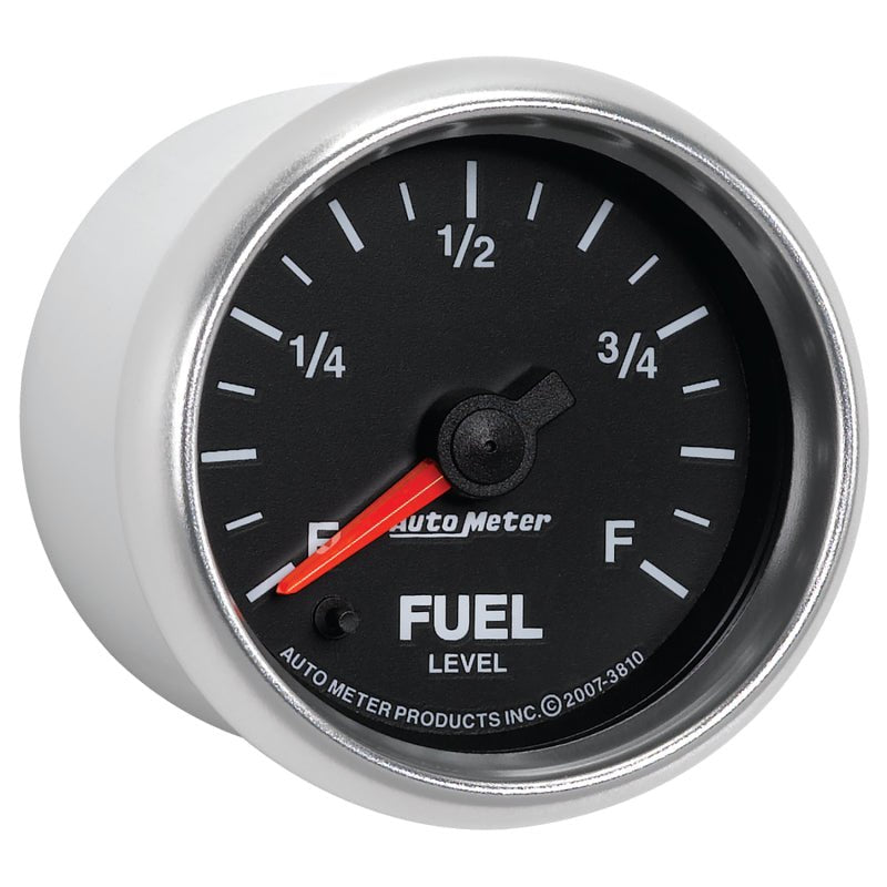 Autometer GS 2 1/16in. 0-280 Ohms Fuel Level Gauge - Stepper Motor AutoMeter Gauges