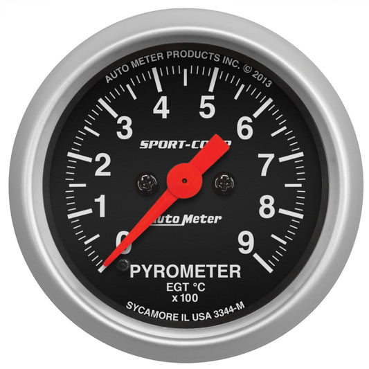 Autometer Sport-Comp 52.4mm 0-900 Deg C Electronic Pyrometer Gauge AutoMeter Gauges