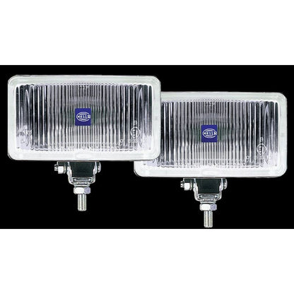 Hella 450 H3 12V SAE/ECE Fog Lamp Kit Clear - Rectangle (Includes 2 Lamps) Hella Fog Lights