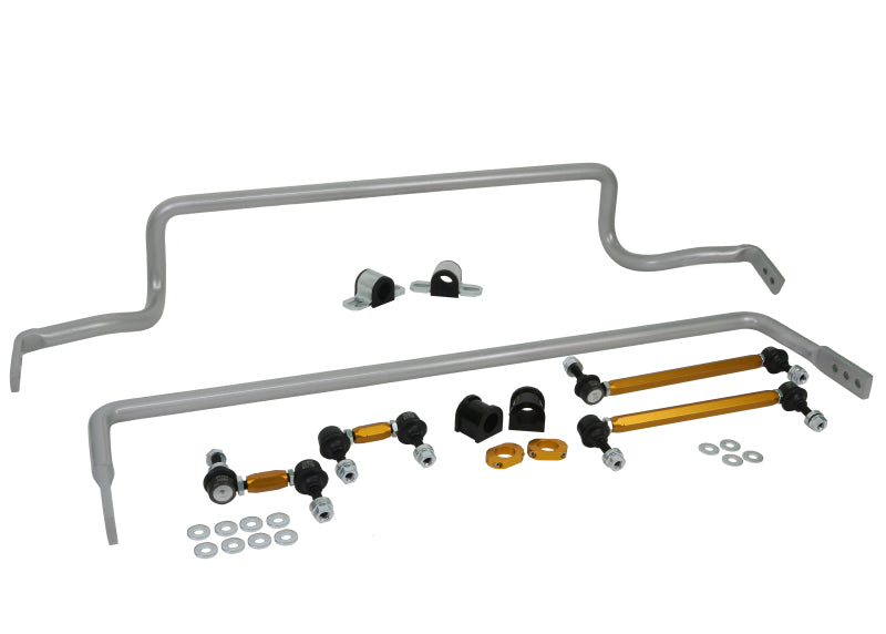 Whiteline 08-17 Mitsubishi Lancer Front & Rear Sway Bar Kit