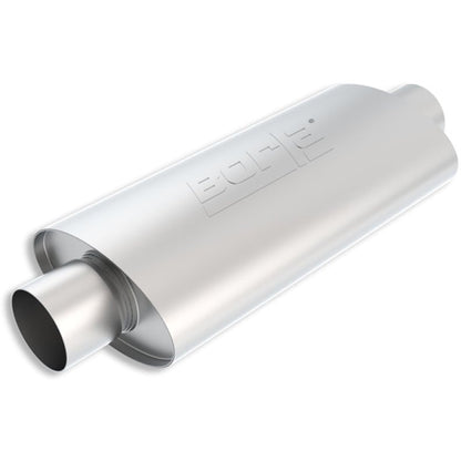 Borla XR-1 Racing Sportsman 3.5in. Outlet / 3.5in Inlet Oval Muffler - 5in Diameter x 15in Length Borla Muffler