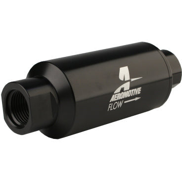 Aeromotive In-Line Filter - AN-10 - Black - 10 Micron Aeromotive Fuel Filters