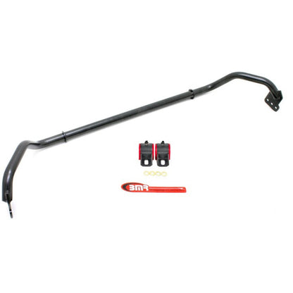 BMR 10-12 5th Gen Camaro Front Hollow 29mm Adj. Sway Bar Kit w/ Bushings - Black Hammertone BMR Suspension Sway Bars