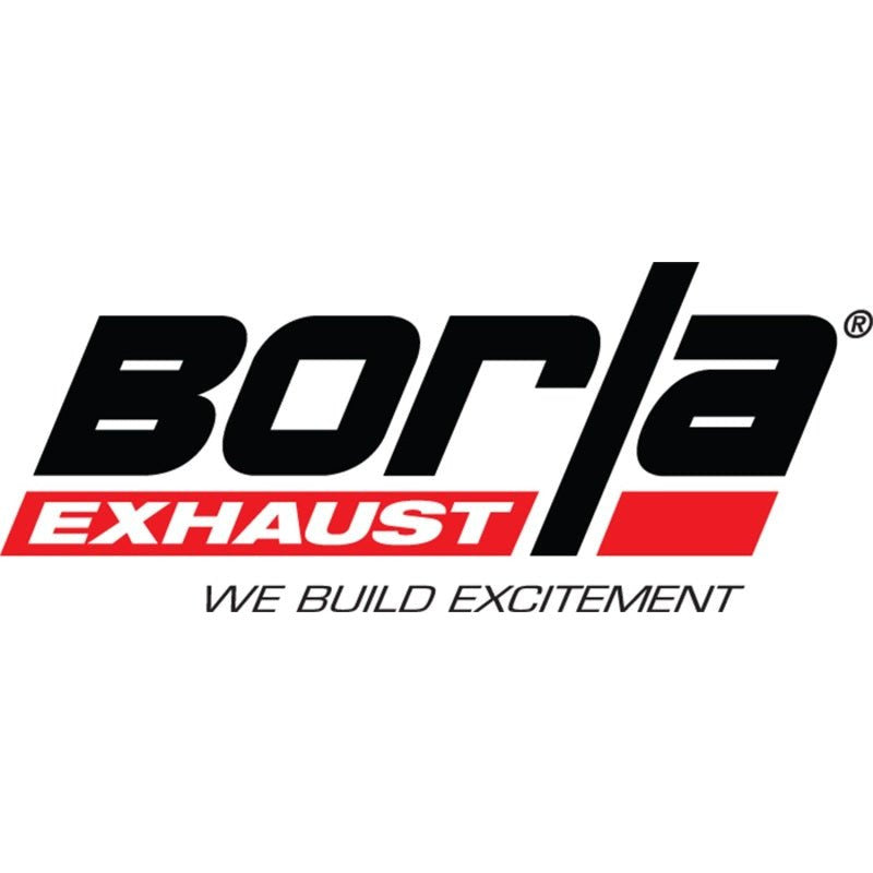 Borla Universal Resonator Option 2.75in Center/Center 5in Round x 10in - Notched Neck Borla Connecting Pipes