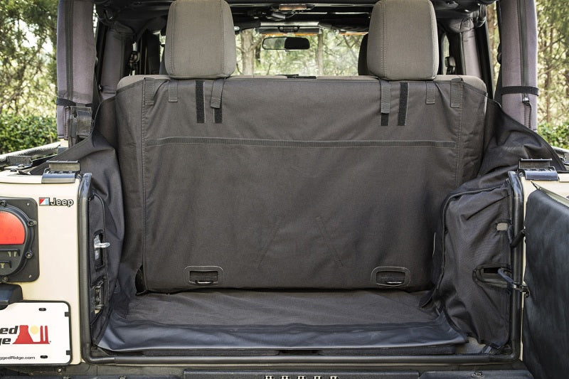 Rugged Ridge C3 Cargo Cover 2-Door w/Subwoofer 07-14 Jeep Wrangler Rugged Ridge Car Covers