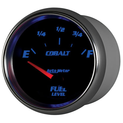 Autometer Cobalt 66.7mm 0-90 ohms Fuel Level Gauge AutoMeter Gauges